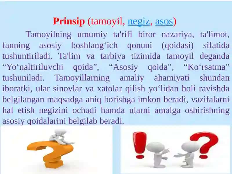 Jismoniy madaniyatning tamoyilida prinsiplar 2