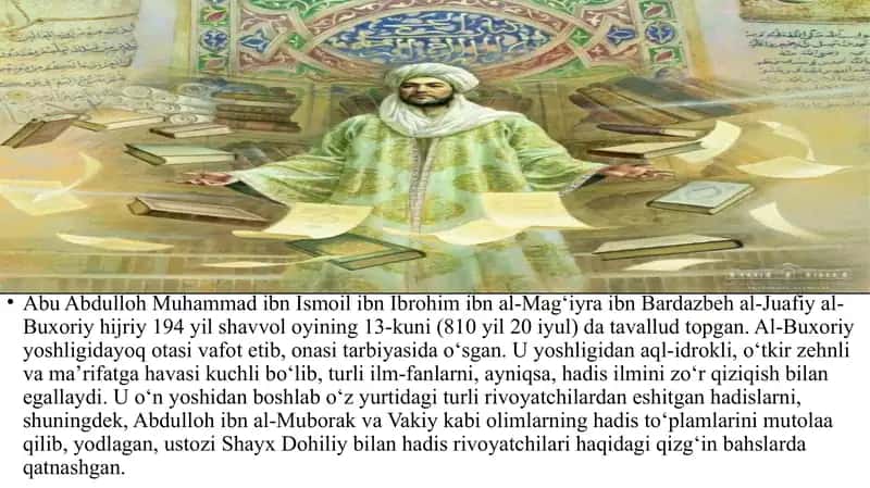 Imom Al-Buxoriy hayoti va ijodi 2