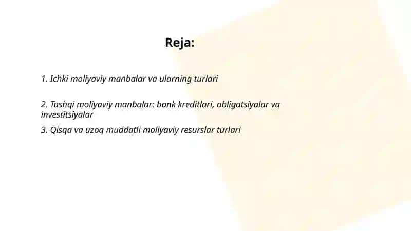 Xoʻjalik yurituvchi subʼektlarning moliyaviy resurslari 2