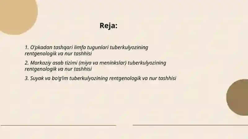 Oʻpkadan tashqari a'zolar tuberkulyozining rentgenologik va nur tashhisi 2
