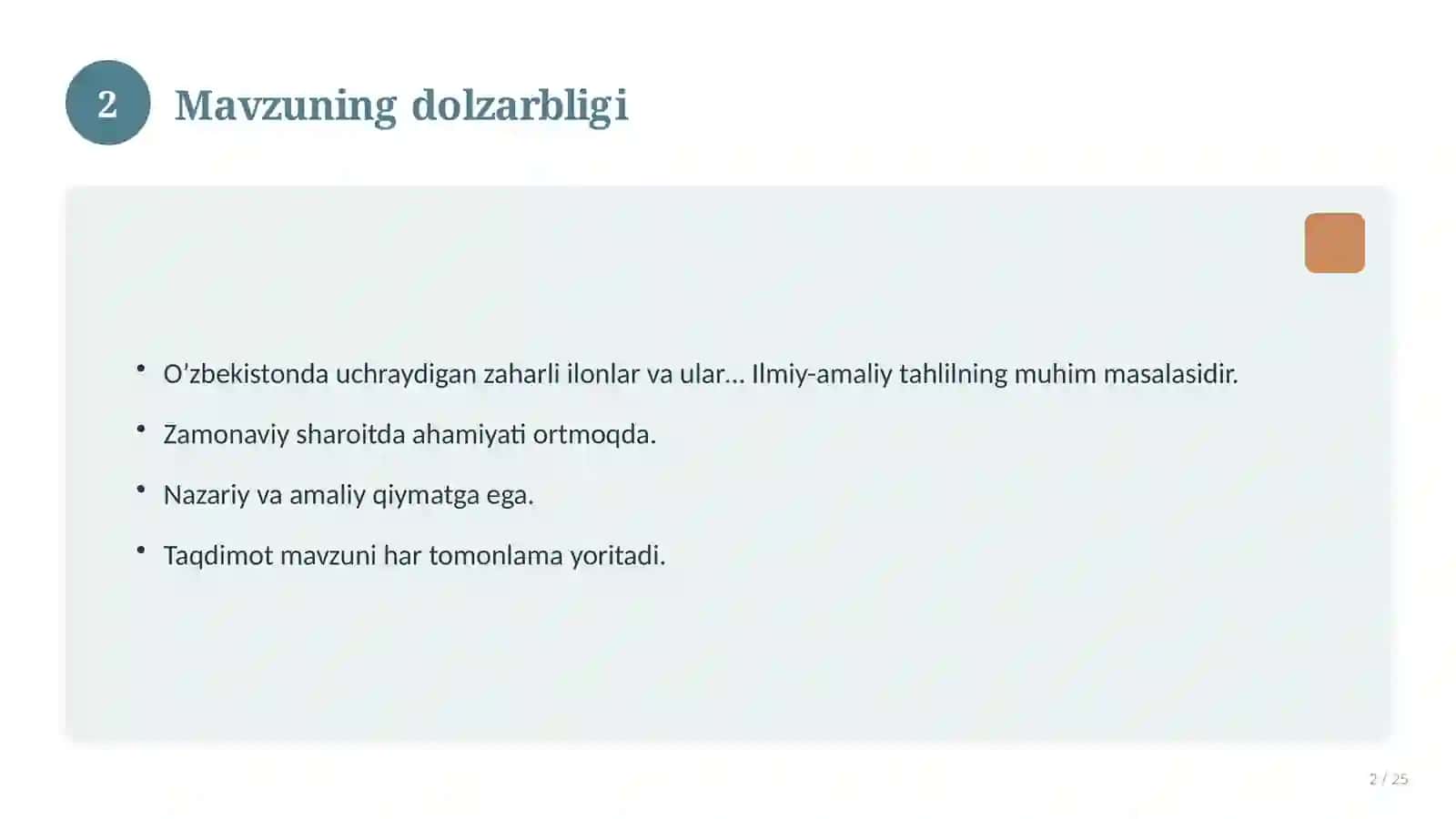 O’zbekistonda uchraydigan zaharli ilonlar va ular zaharining xususiyatlari 2