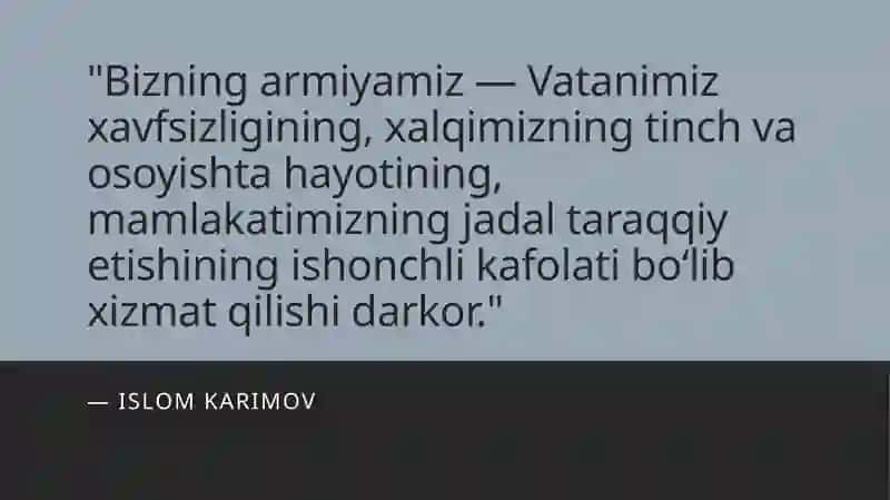 Mustaqillik yillarida qurolli kuchlar,ichki ishlar va davlat xavfsizlik tizimidagi islohotlar 2