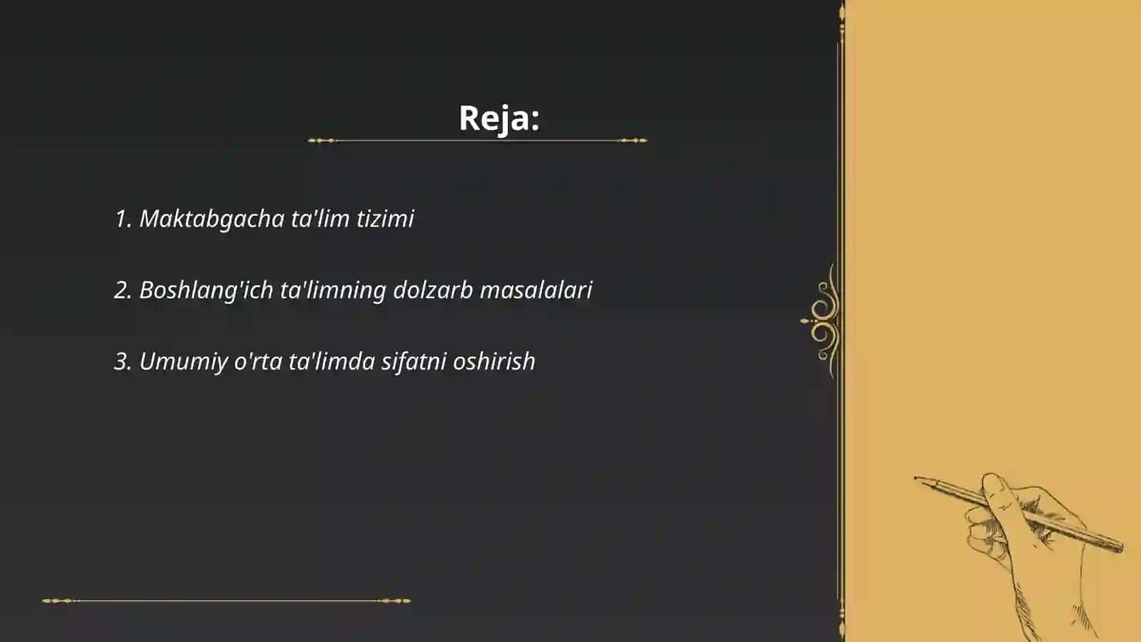 O'ZBEKISTONDA TALIM RIVOJINING O'ZIGA XOS XUSUSIYATLARI 2