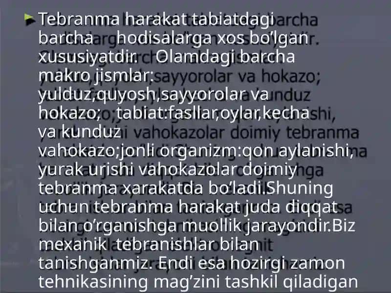 ELEKTROMAGNIT TEBRANISHLAR VA TO'LQINLAR 2
