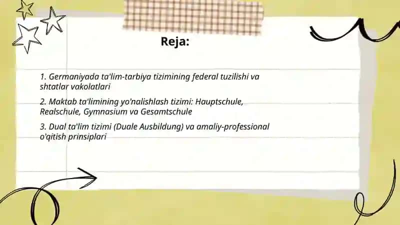 Germaniyada talim tarbiya jarayonlarining oziga hos hususiyatlari 2