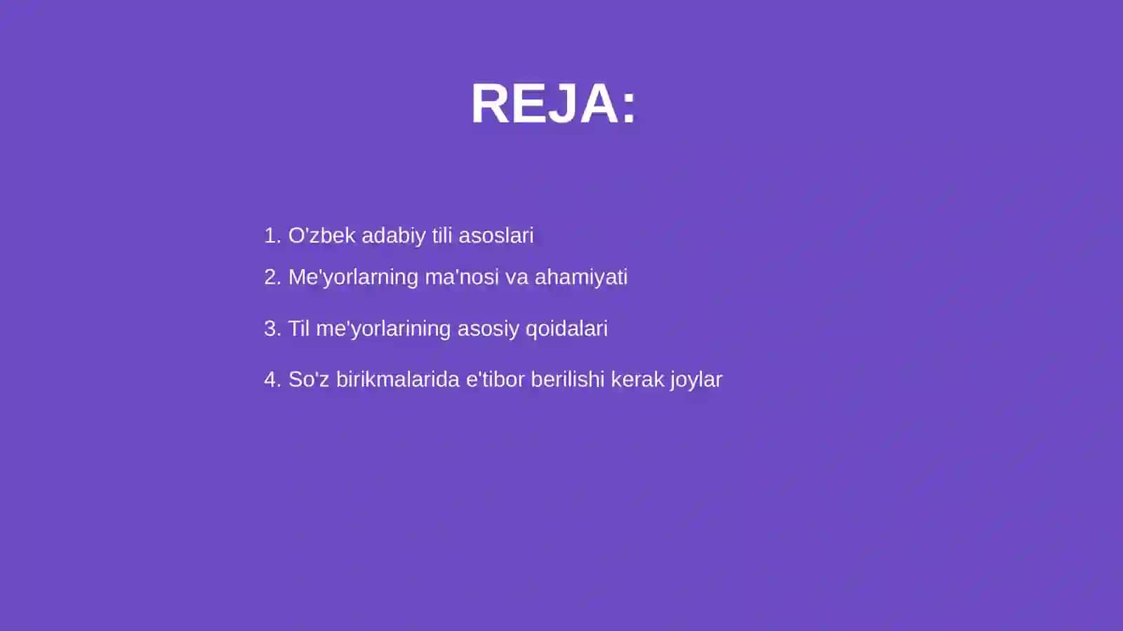 O'zbek adabiy tili me'yorlari 2