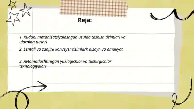 Rudani mexanizatsiyalashgan usulda yetkazib berish va transport yordamida tashish 2
