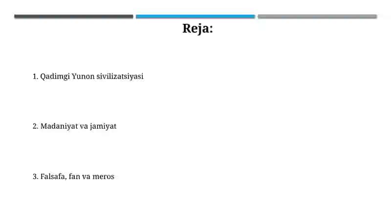 Qadimgi yunon sevilizatsiyasi 2