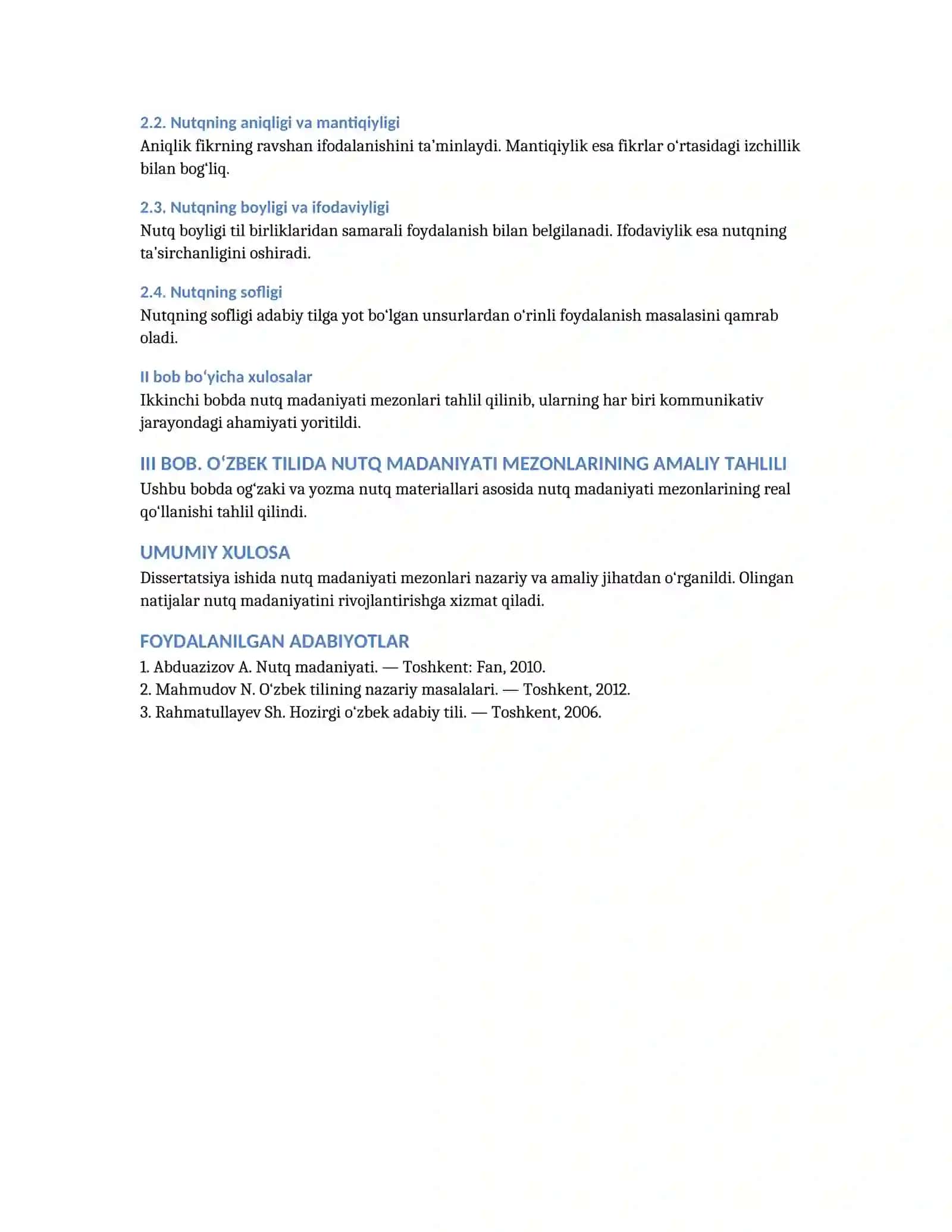 MAGISTRLIK DISSERTATSIYASI 2
