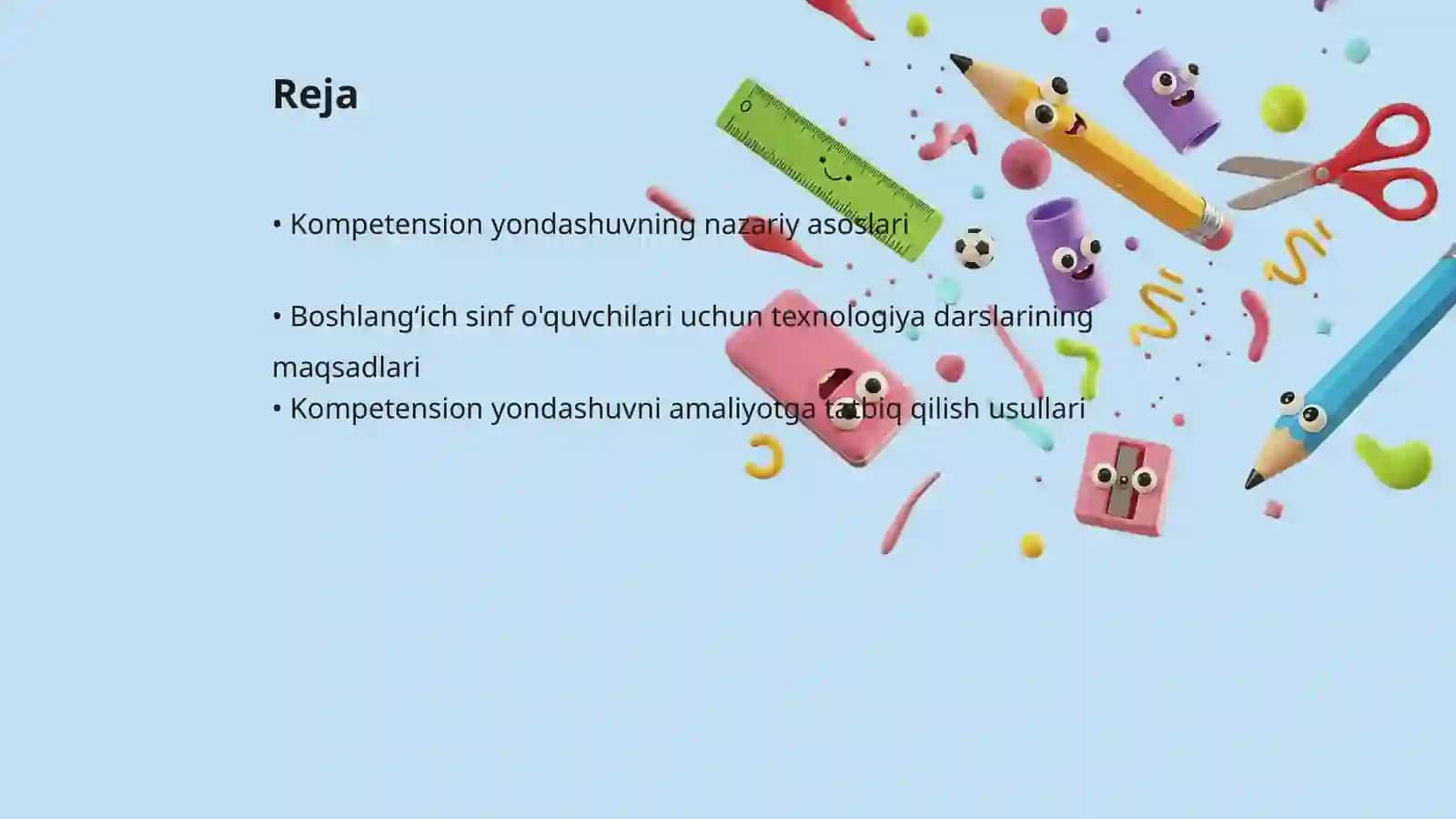 Boshlang‘ich sinf texnologiya darslariga kompetension yondashuv 2