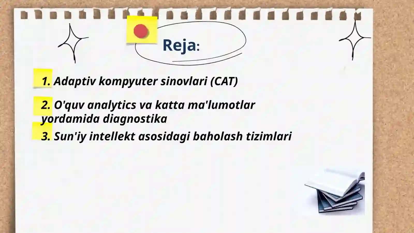 Talim oluvchilarning bilim, ko'nikma va malakalarini tashxis qilishning zamonaviy usullari 2