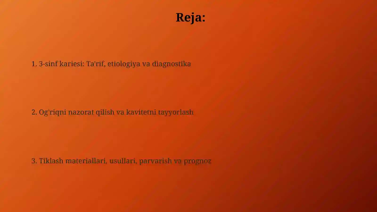 3chi sinf karioz kovakni charxlashvaplombalash 2