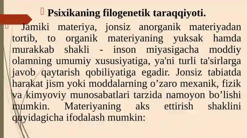 ONG TARAQQIYOTI VA ONGSIZLIK 2