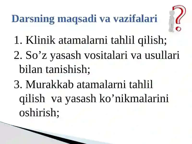 Klinikterminologiyagakirish 2