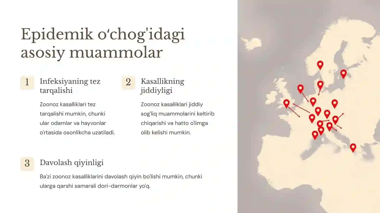 Zoonoz yuqumli kasalliklari epidemik oʻchogʻida epidemiologiya chora tadbirlari 2