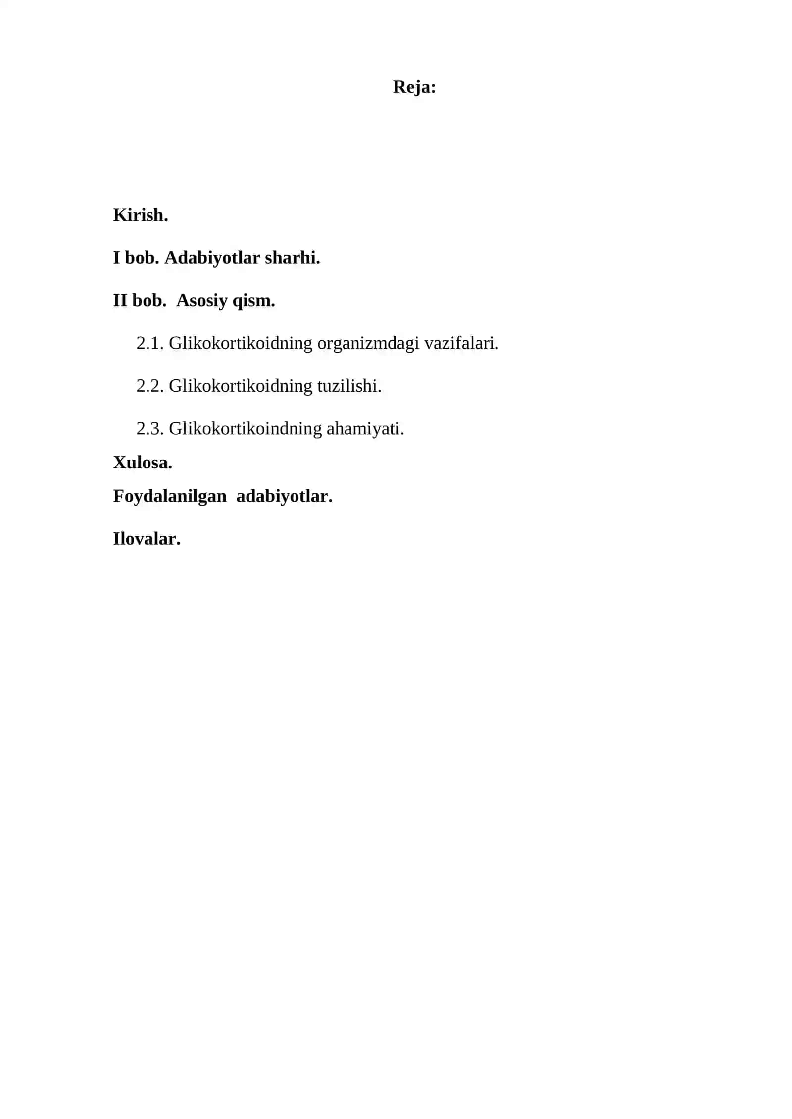 Glyukokortikoidning organizmdagi vazifalari 2