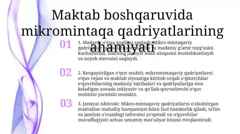 Maktabni Boshqarishda Mikrohududga Xos Qadriyatlarni Inobatga Olish 2