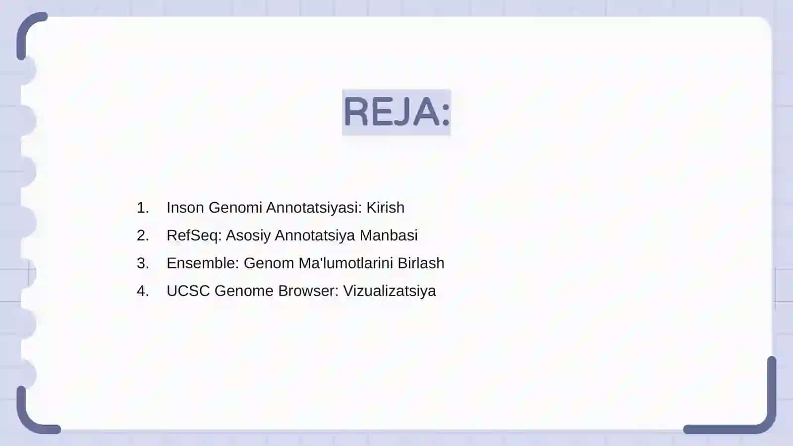 Inson genomini annotatsiyalash dasturlari 2