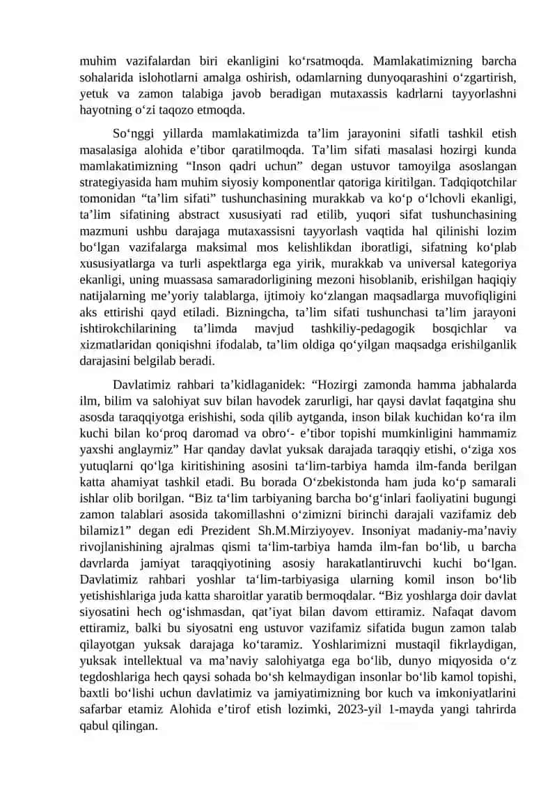 TA’LIM SOHASIDA TADBIRKORLIK FAOLIYATINING NATIJALARI 2