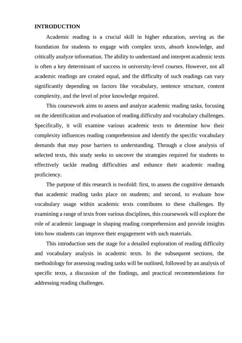 Academic Reading Task Analysis 2