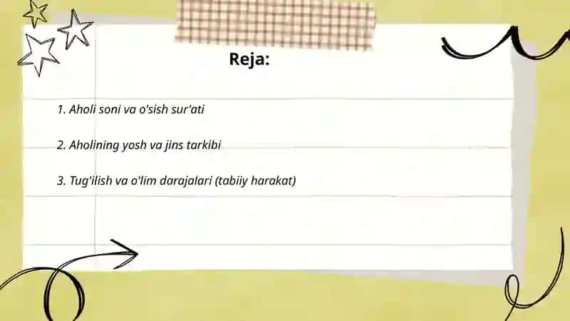 Aholi va urbanizatsiya 2