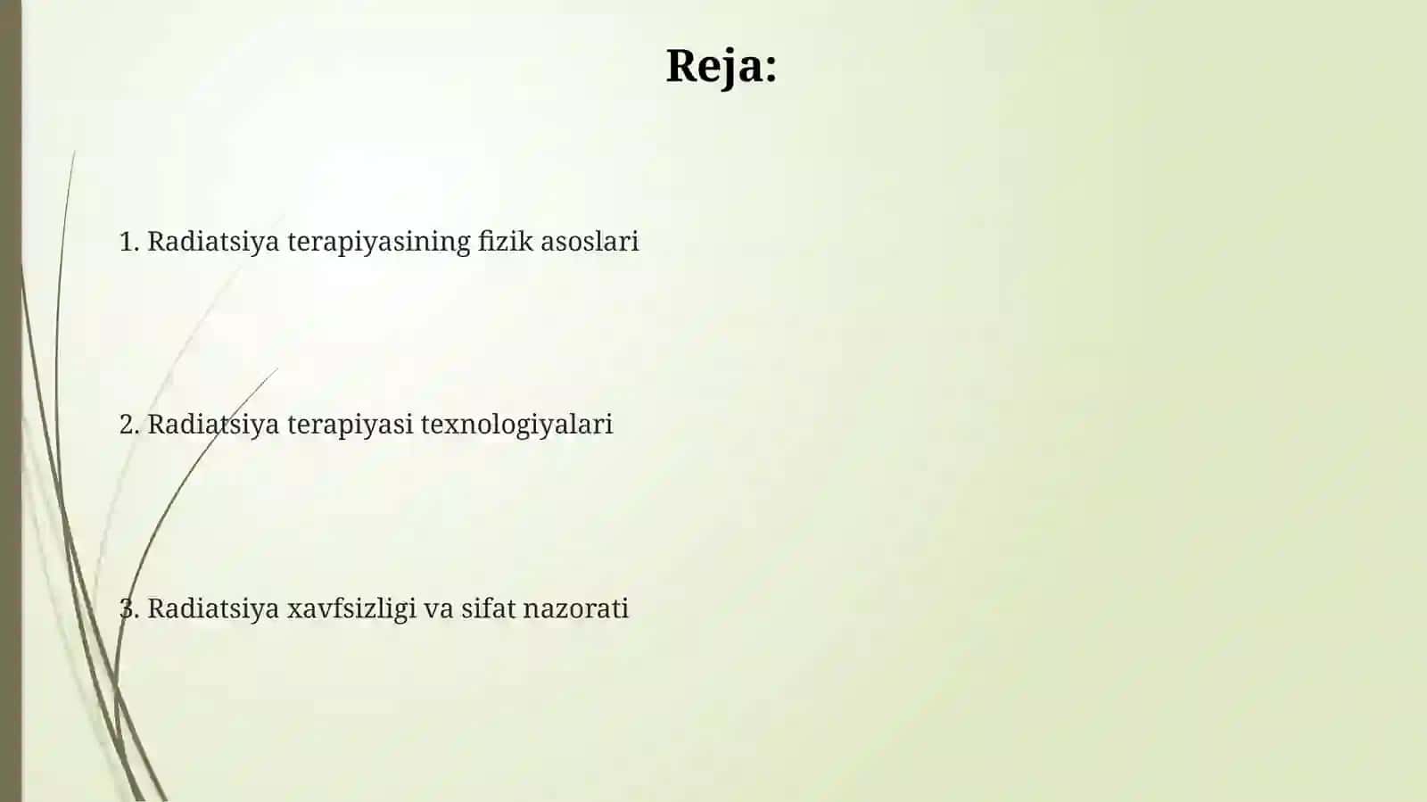 Nur terapiyasi fizika va texnika asoslari 2