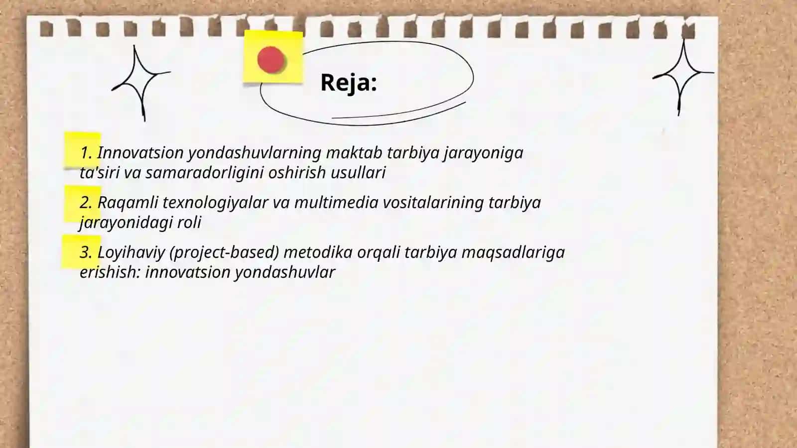 Innovatsion yondashuvning tarbiya jarayoniga ta'siri 2