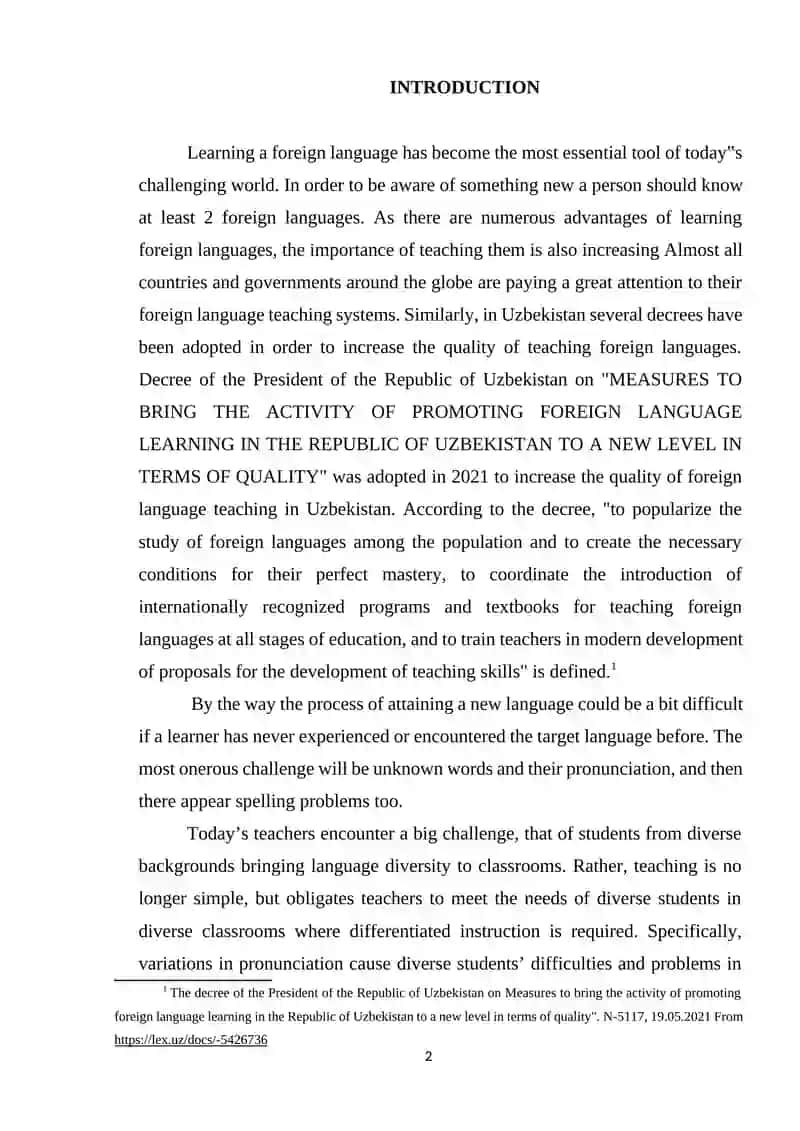 Problems of teaching English pronunciation to young learners 2