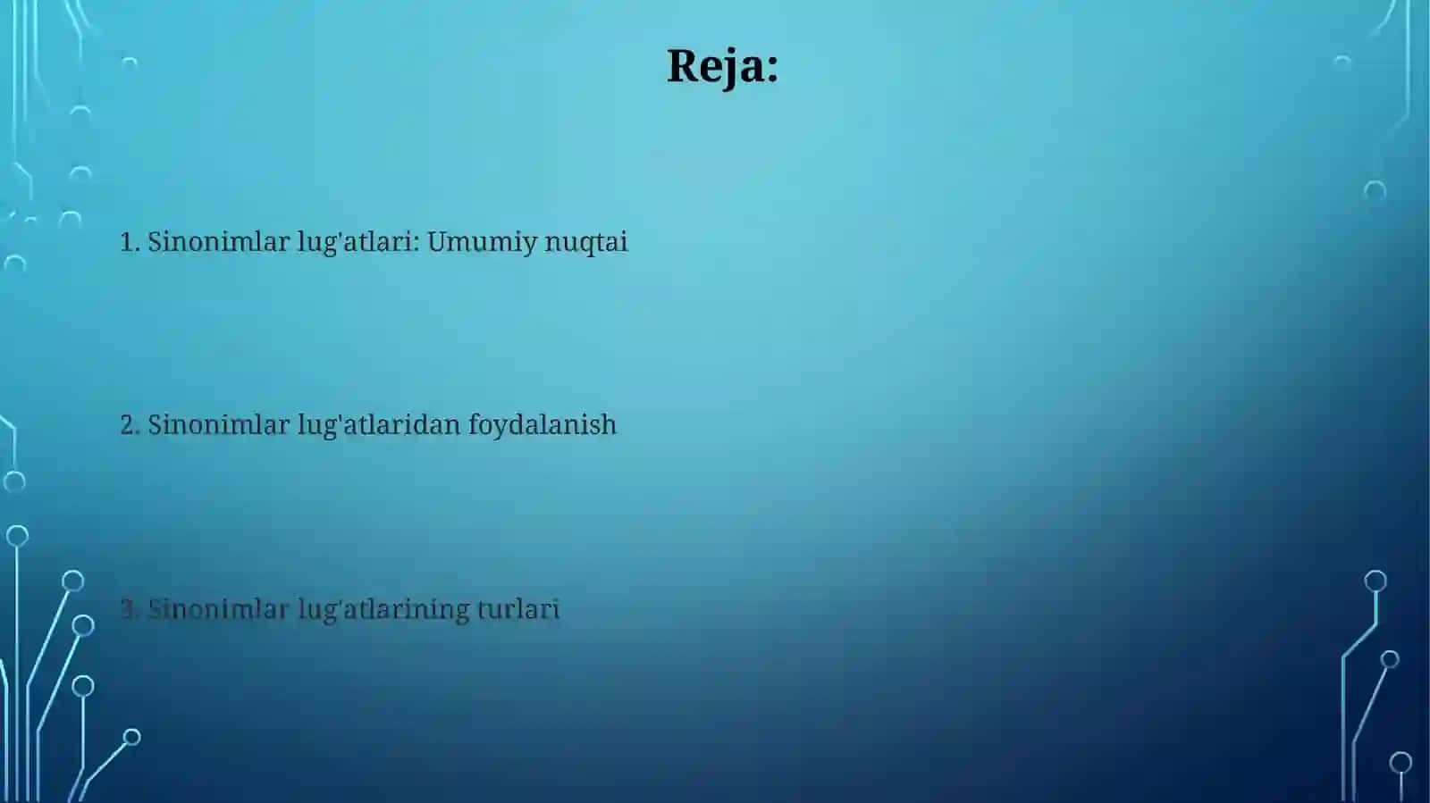 Sinonimlar lug'ati 2
