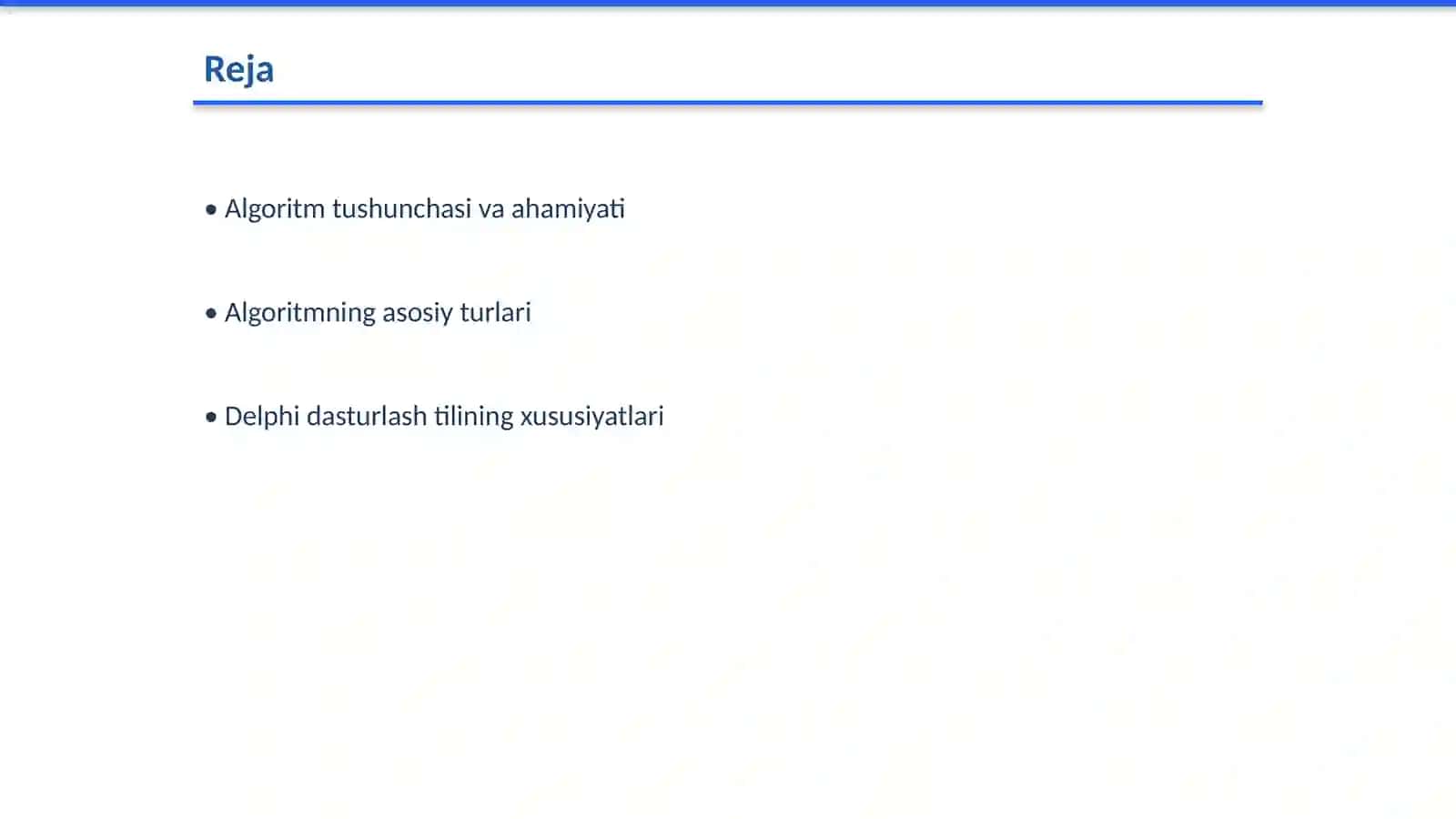 Algoritm tushunchasi va ahamiyati 2