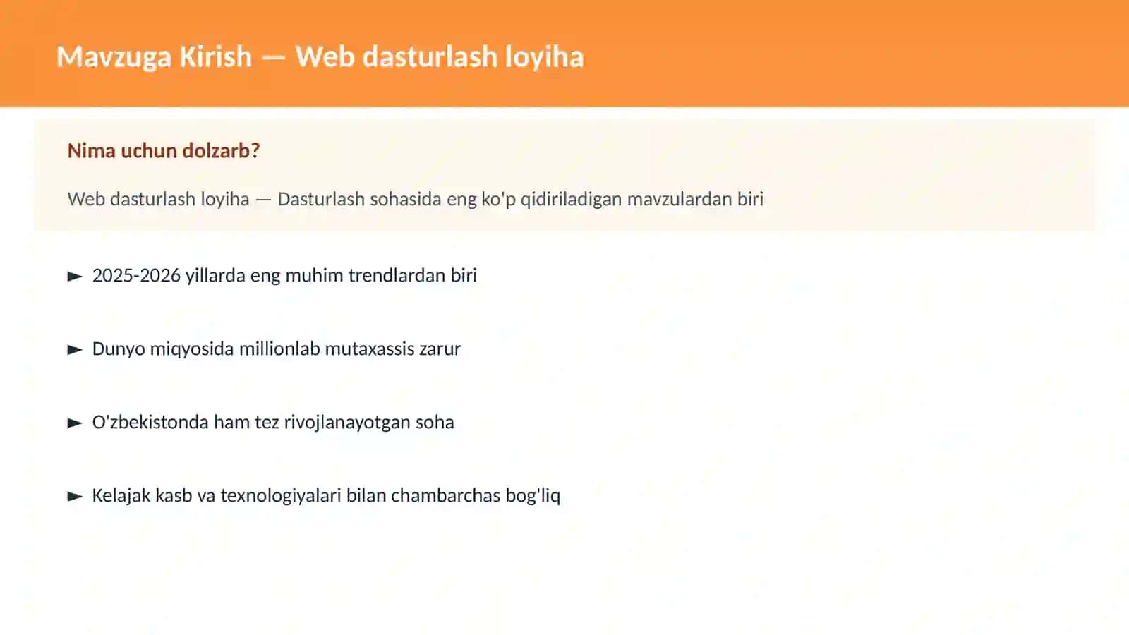 Web dasturlash loyiha 2