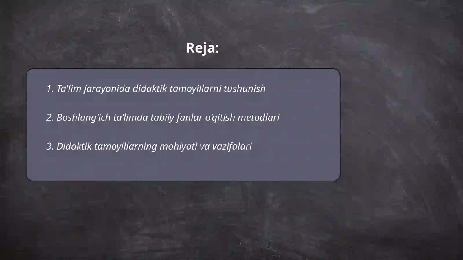 Boshlangich ta'limda tabiiy fanlar fanida oqitishning didaktik tamoyillarini organish va tahlil qilish 2