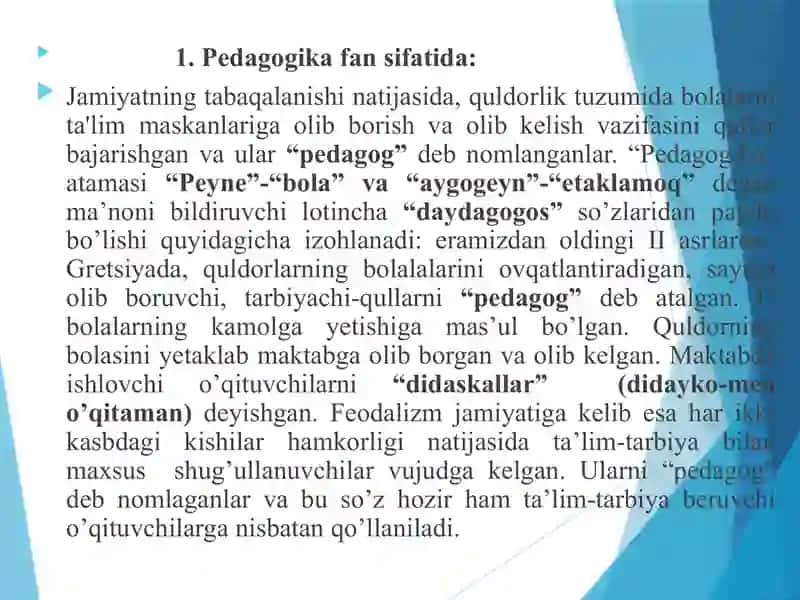 Pedagogika fanini maqsad vazifalari va ilmiy tadqiqot metodlari 2