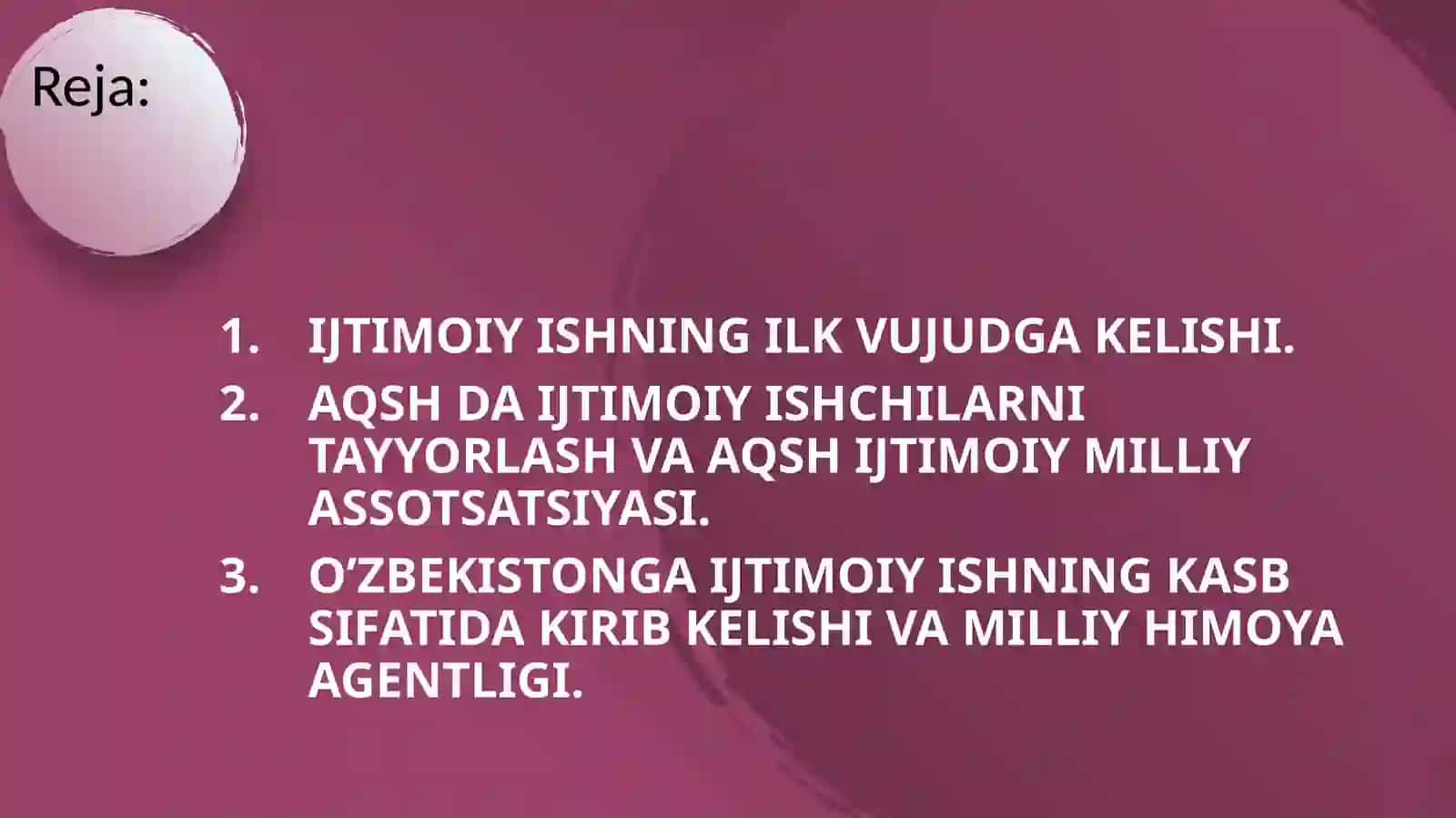AQSHda ijtimoiy ishchilarni tayyorlash 2