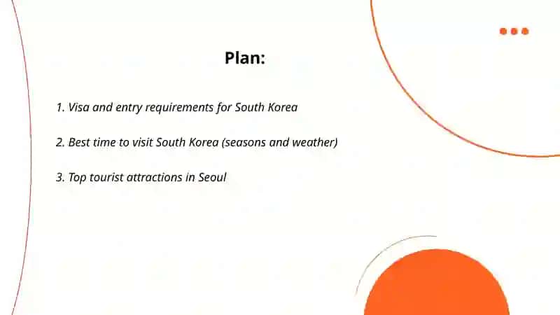 Plan to Visit South Korea 2