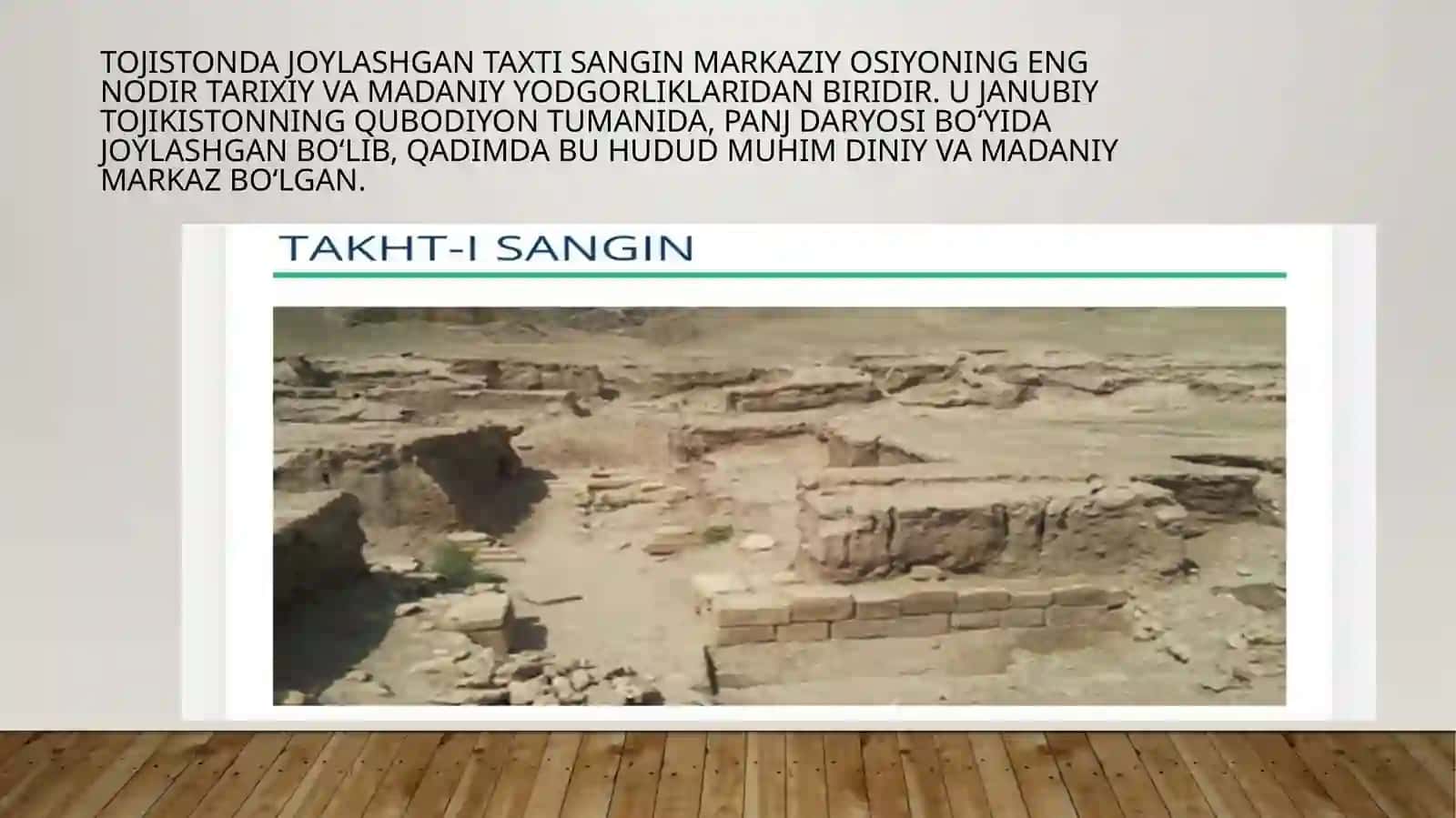 ISMAYILOVA SURAYYONING ARXEOLOGIYA FANIDAN TAQDIMOTI 2