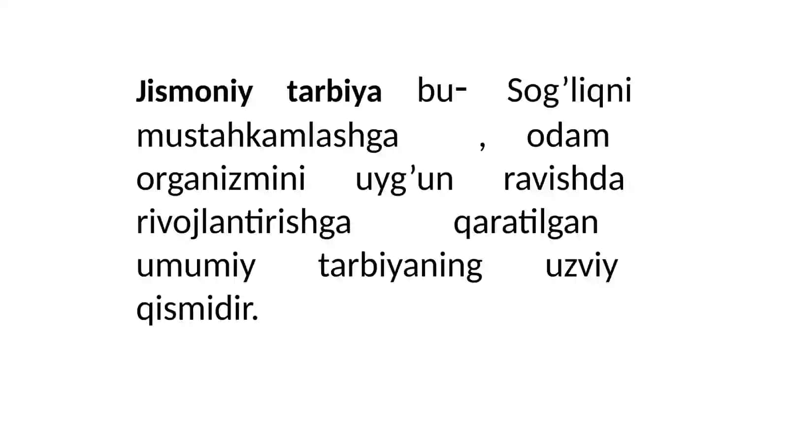 Jismoniy tarbiya nazariyasi va uslubiyoti o‘quv fani sifatida 2
