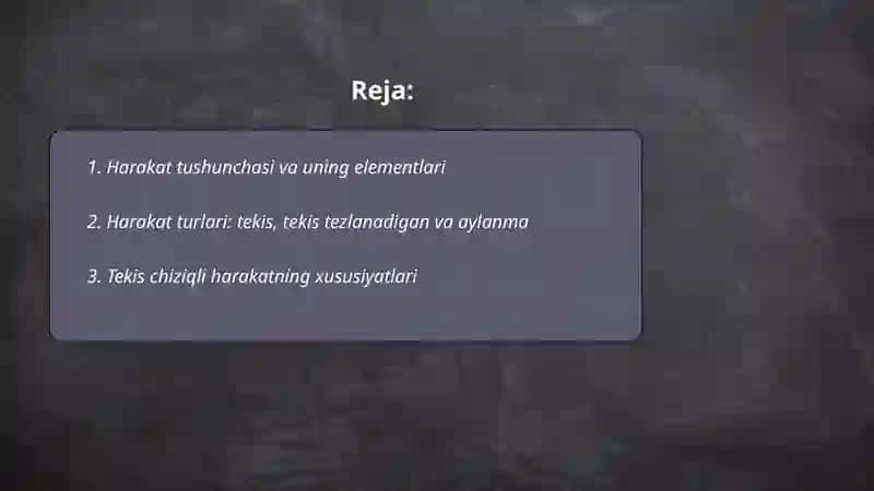 Harakat va uning shakllari 2