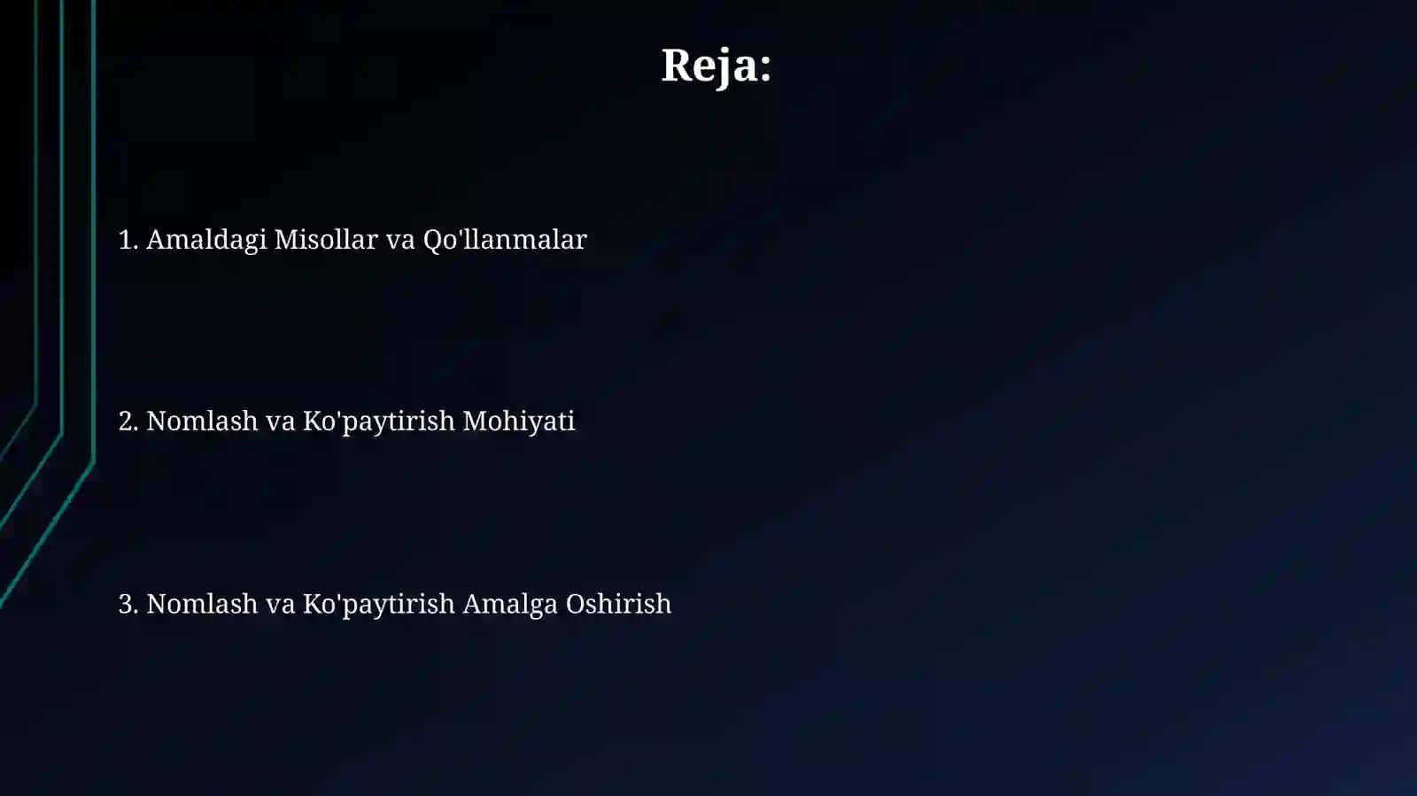 DENOMINATSIYA VA MULTIFIKATSIYANING MOHIYATI HAMDA ULARNI AMALGA OSHIRISH 2