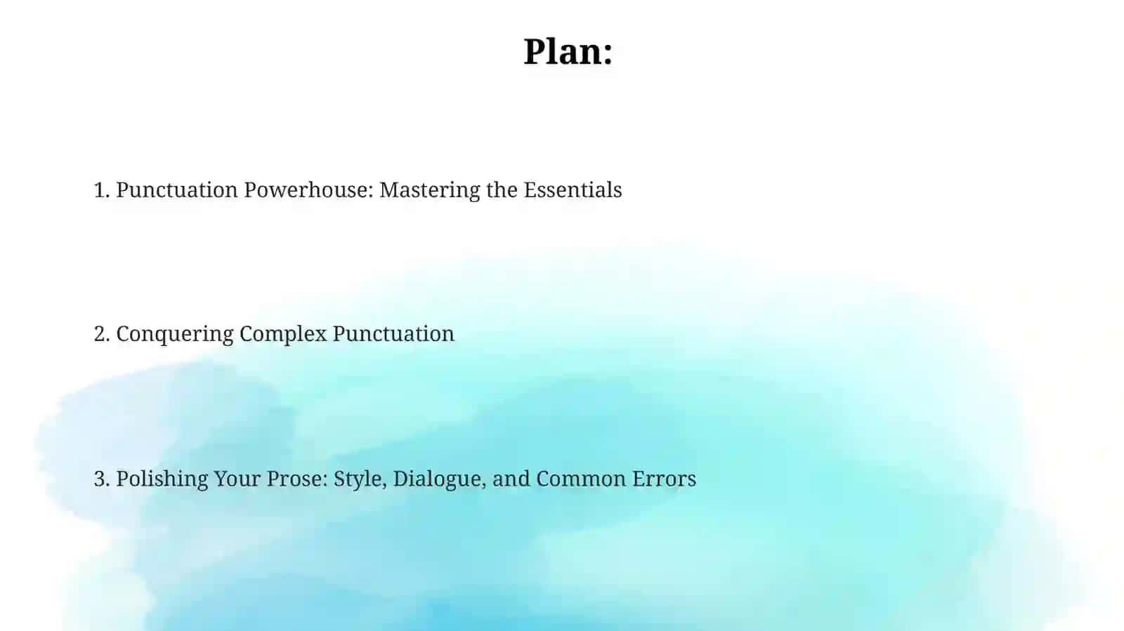 Punctuation Powerhouse: Mastering the Essentials 2