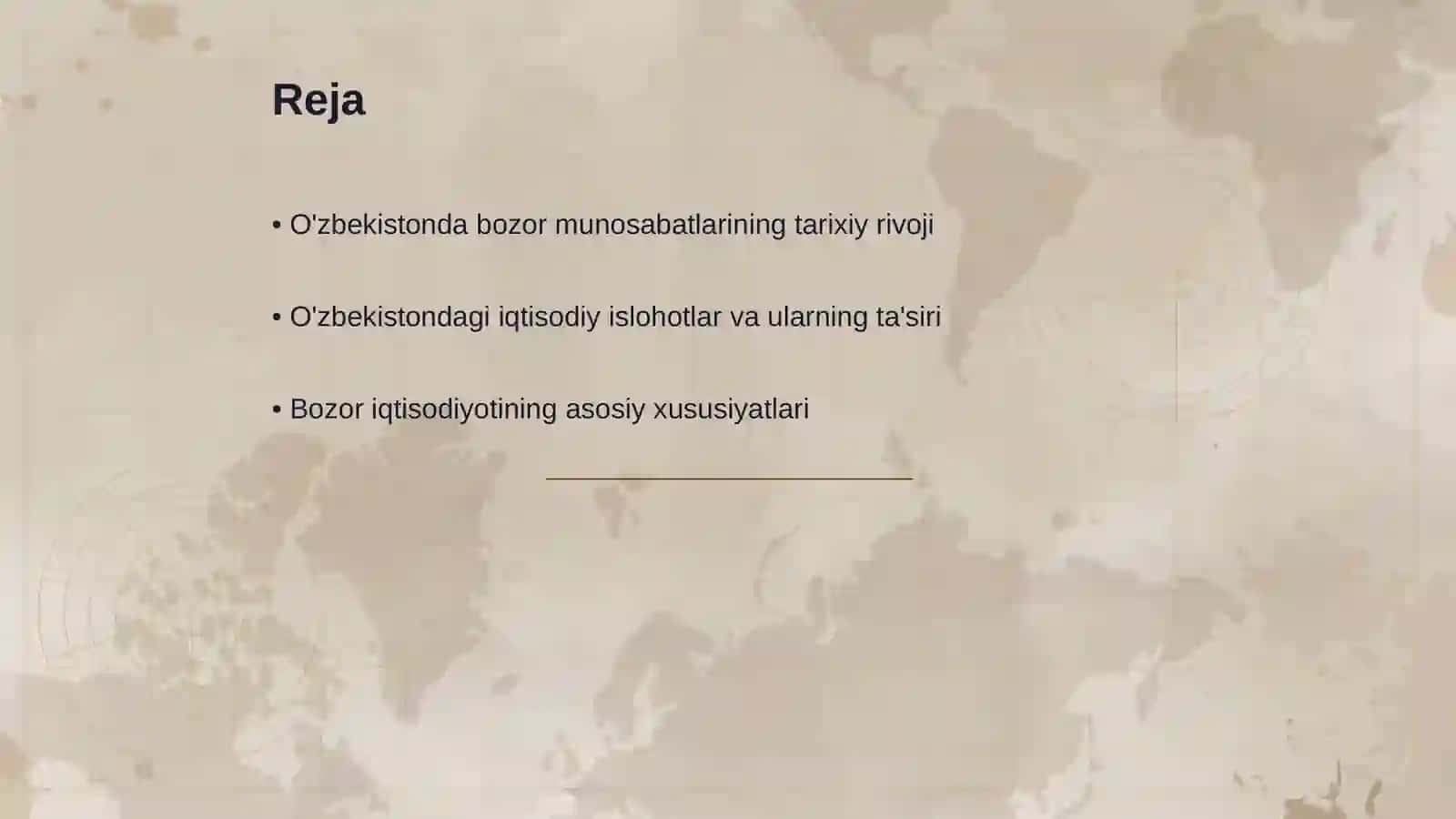 O'zbekistonda bozor munosabatlarining rivojlanishi 2