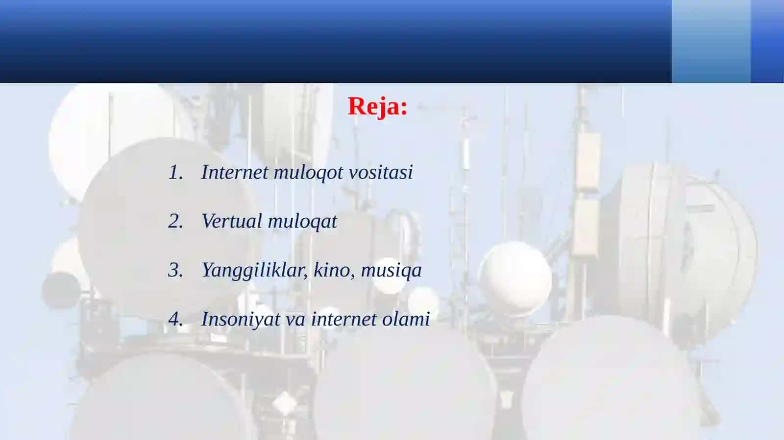 Internet muloqot vositasi 2