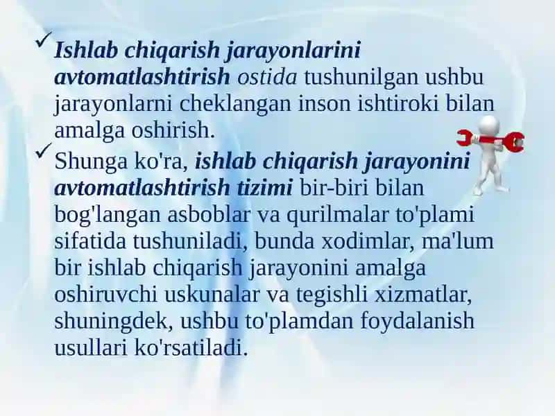 Texnologikmashinalardamehnatunumdorligivaavtomatlashtirish 2