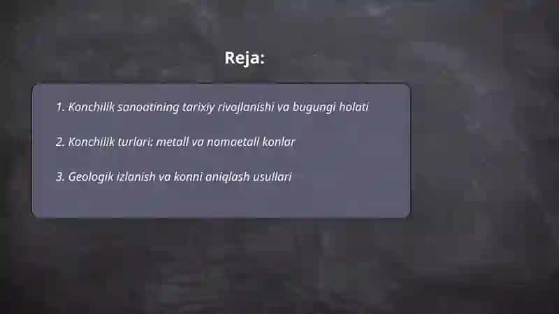 Konchilik ishi boyicha taqdimot 2