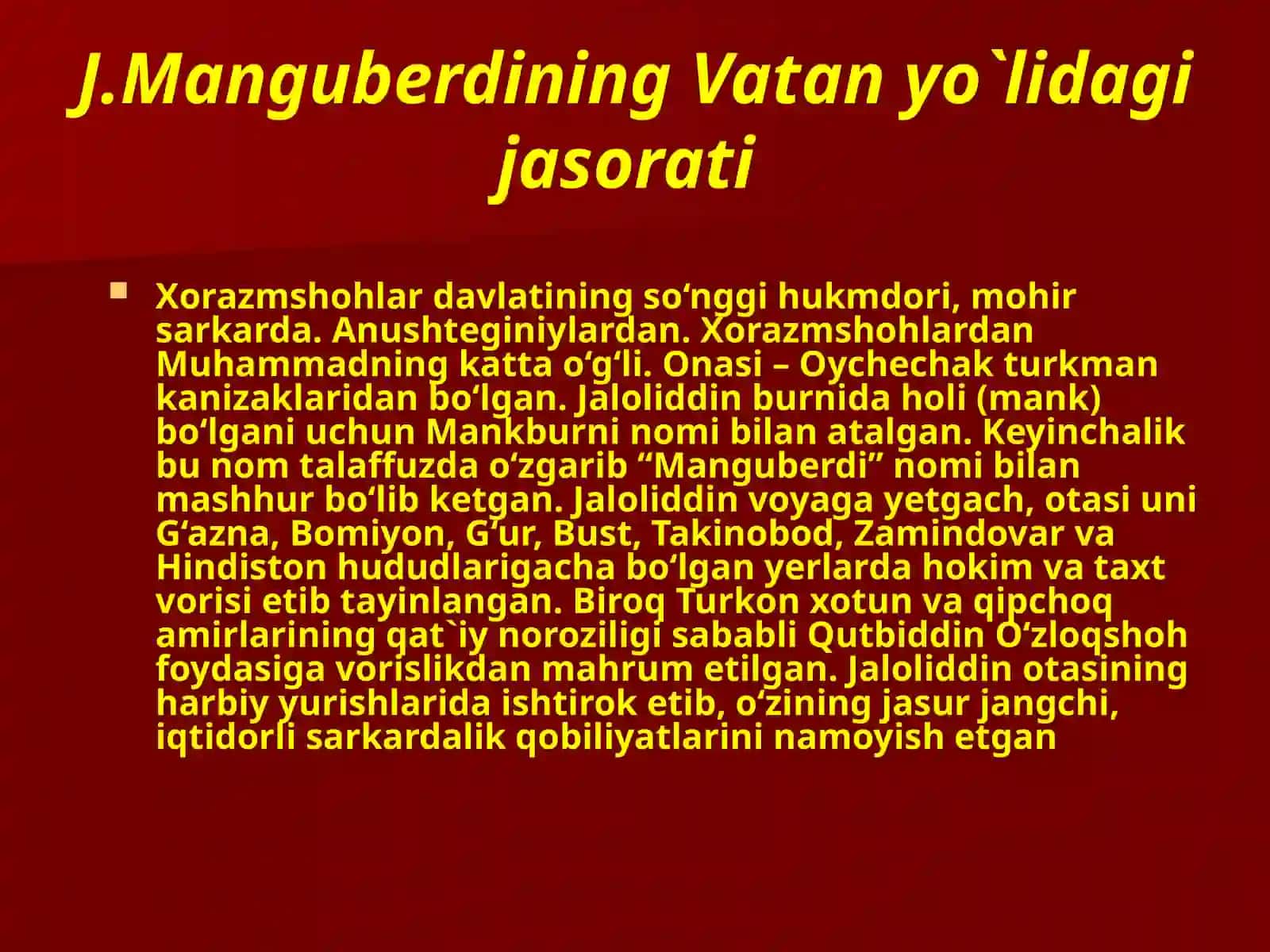 Jaloliddin Manguberdi 2