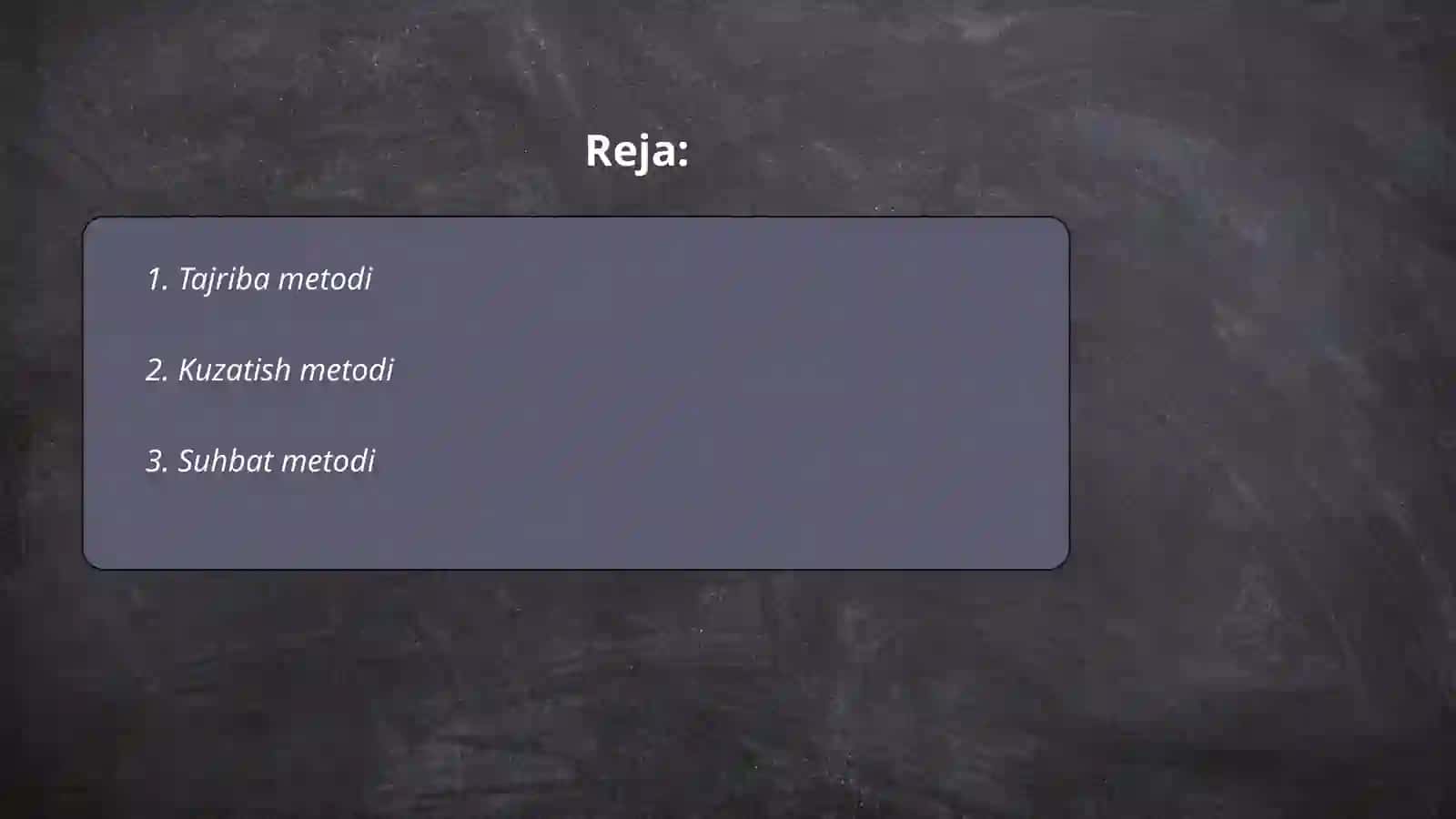 Psixologiya fanining tadqiqot metodlari 2