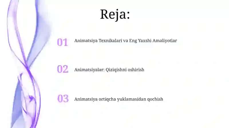 Animatsiya Texnikalari va Eng Yaxshi Amaliyotlar 2