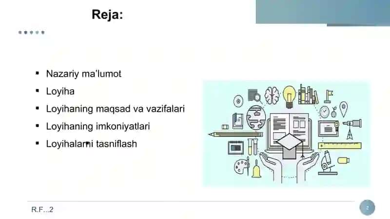 LOYIHA. LOYIHA TAVSIFI 2