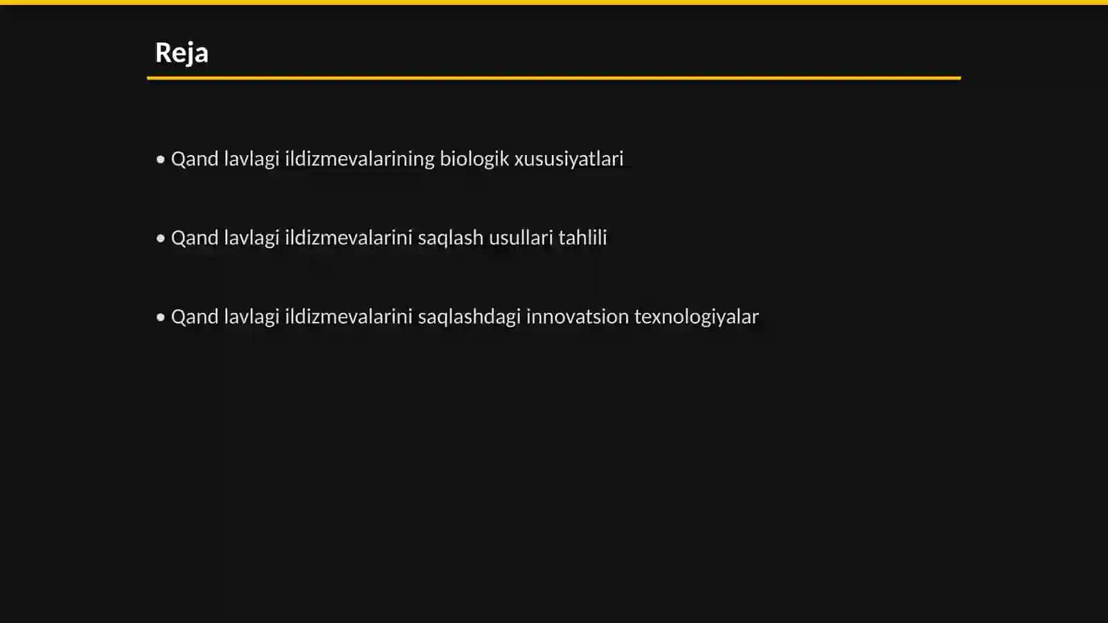 Qand lavlagi ildizmevalarini saqlashning istiqbolli va resurs tejamkor usullari 2