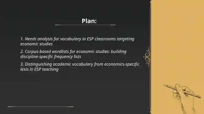 Teaching vocabulary in ESP classrooms (on the sample pf economic studies) 2